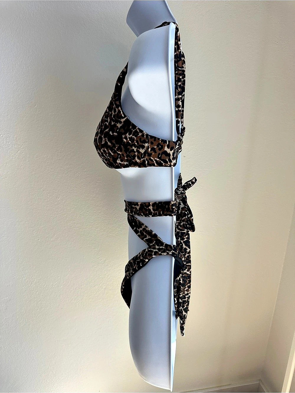 Leopard Print String Bikini - Picture 8 of 10